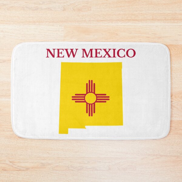 Item preview, New Mexico Flag Map designed and sold by marosharaf.