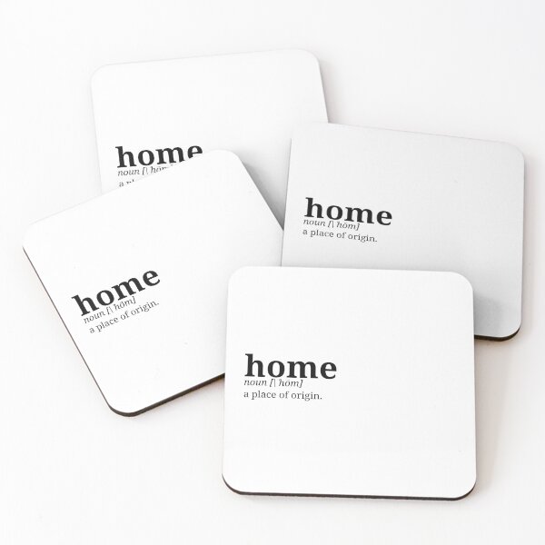 Item preview, Home Dictionary Minismalist Definition | Left Text Art designed and sold by pamelawille.