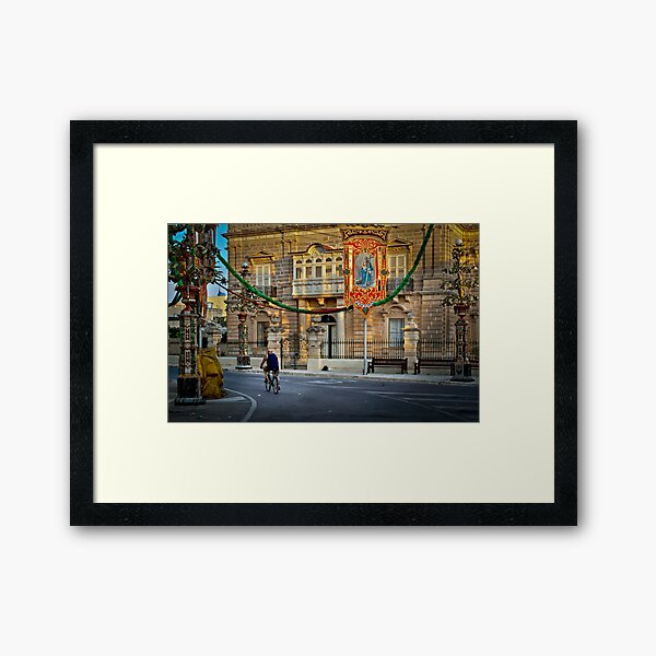 '1st Up for The Feast' -- Safi Malta Framed Art Print