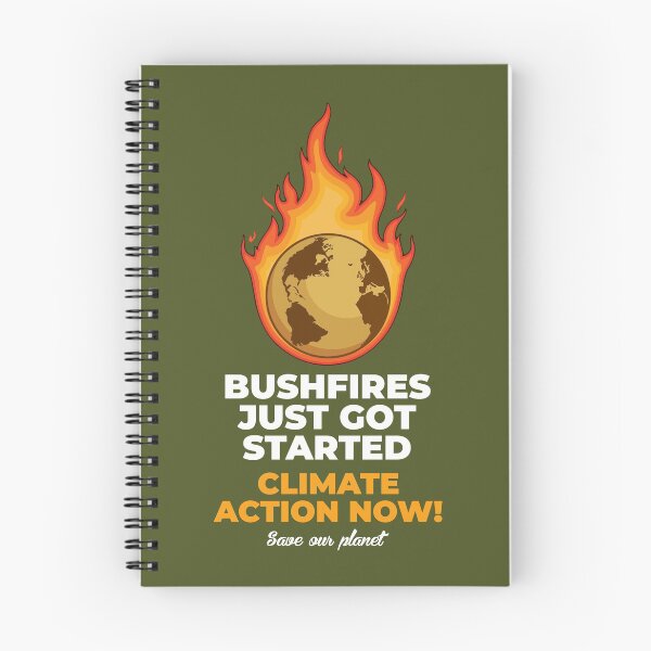 Item preview, Bushfires Climate Action Now designed and sold by ReignGFX.