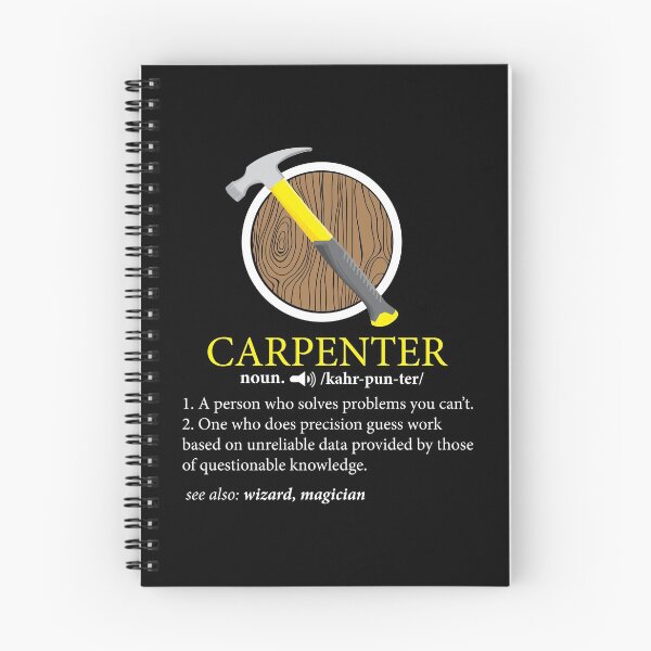 Item preview, Carpenter Definition Noun See Also Wizard Magician designed and sold by phoxydesign.