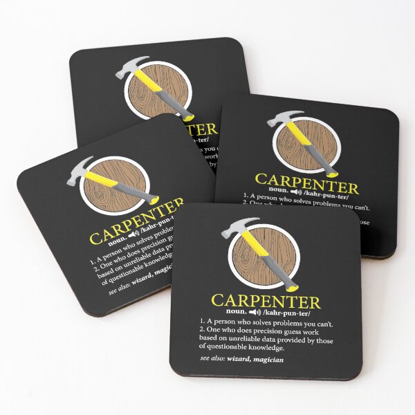 Item preview, Carpenter Definition Noun See Also Wizard Magician designed and sold by phoxydesign.