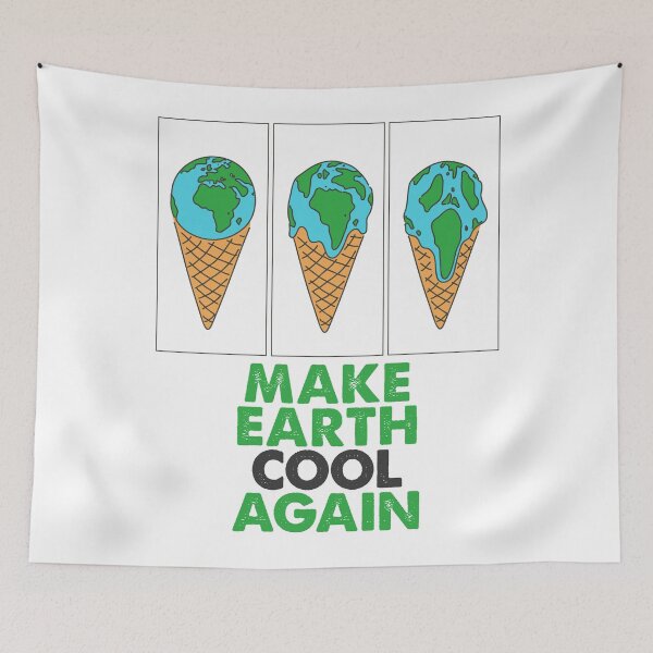 Item preview, Climate Justice - Make Earth Cool Again   designed and sold by ReignGFX.