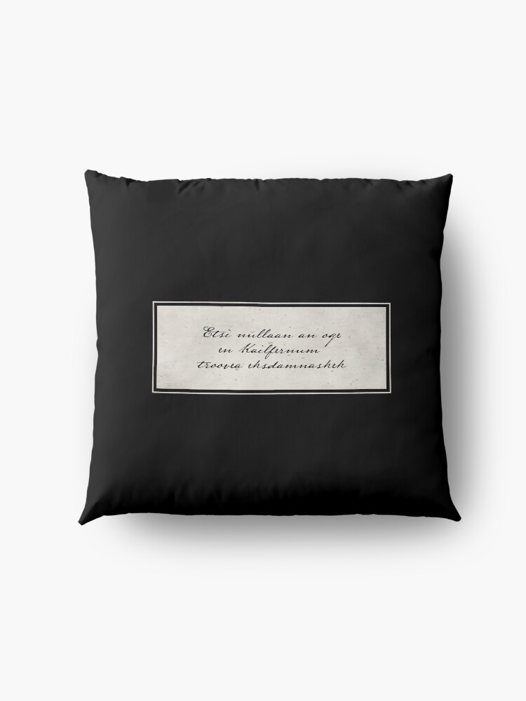 Alternate view of Penny Dreadful Verbis Diablo, Banishing Spell Floor Pillow