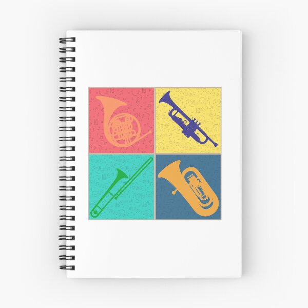 Item preview, Brass Section Tshirt Pop Art Colorful Four Square Design designed and sold by phoxydesign.