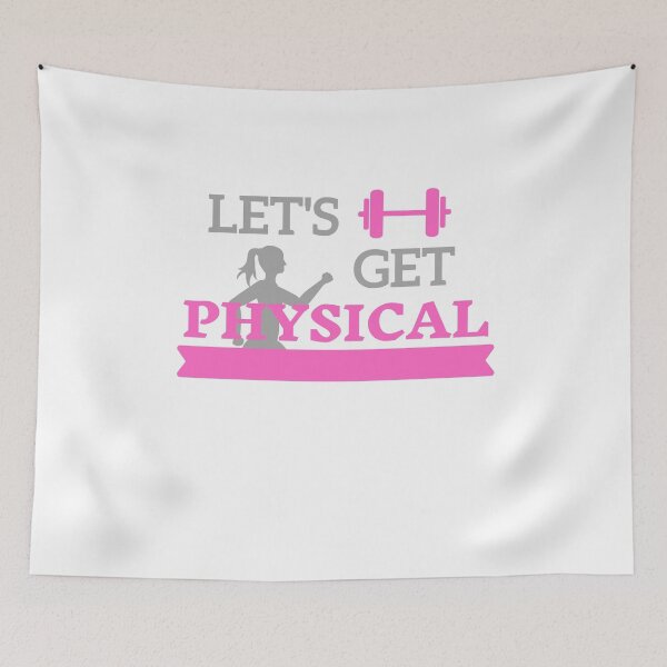 Item preview, Let's Get Physical Pink - Women's exercise gear designed and sold by NavyOx.