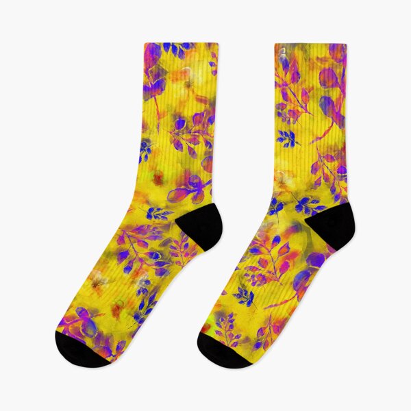 Item preview, Yellow Floral Design designed and sold by Nora Gad.