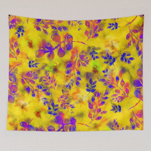 Item preview, Yellow Floral Design designed and sold by Nora Gad.