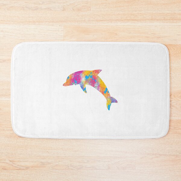 Item preview, Colorful Dolphin Streetwear Graffiti Hand Drawn print designed and sold by phoxydesign.