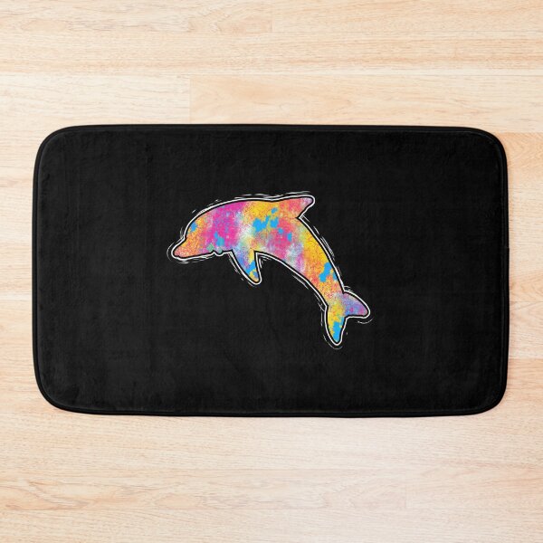 Item preview, Colorful Dolphin Streetwear Graffiti Hand Drawn print designed and sold by phoxydesign.