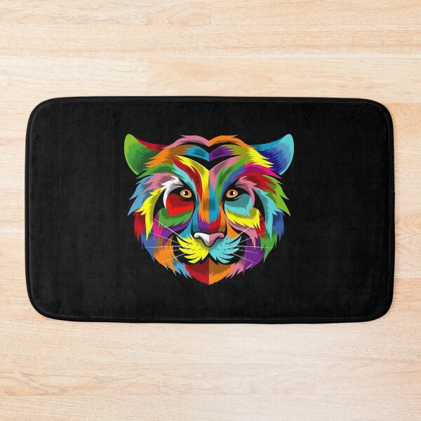 Item preview, Colorful Tiger Face Multicolor Design designed and sold by phoxydesign.