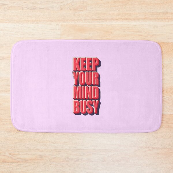 Item preview, Keep Your Mind Busy Typography designed and sold by Lumos19 Studio.