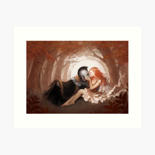 Persephone and Hades Art Print