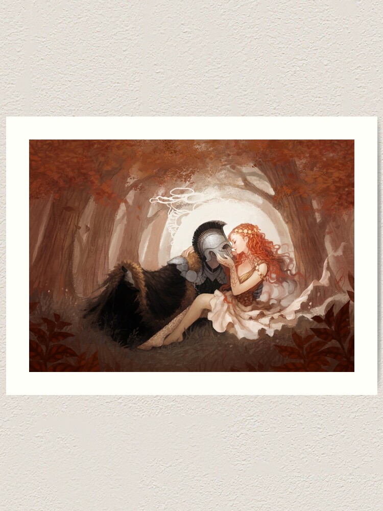 Alternate view of Persephone & Hades Art Print