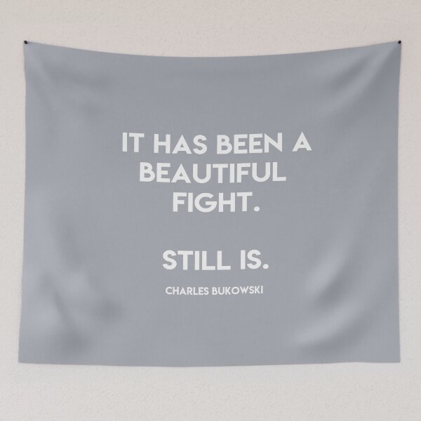 Item preview, Beautiful fight Print designed and sold by Skippingbird.