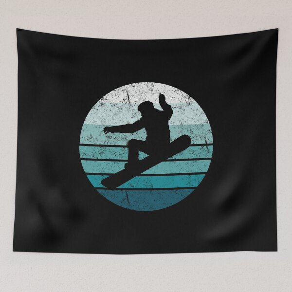 Item preview, Snowboarding design Retro Vintage Cool Snowboard Tee designed and sold by EstelleStar.