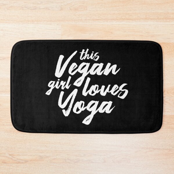 Item preview, This Vegan Girl loves Yoga designed and sold by ReignGFX.
