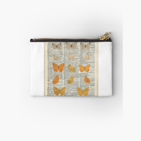 Item preview, Yellow butterflies over encyclopedia book page,Monarch Butterfly Dictionary Art designed and sold by DictionaryArt.