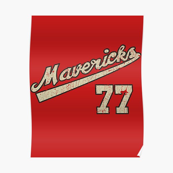 Portland Mavericks Retro Defunct Baseball Jersey | Poster