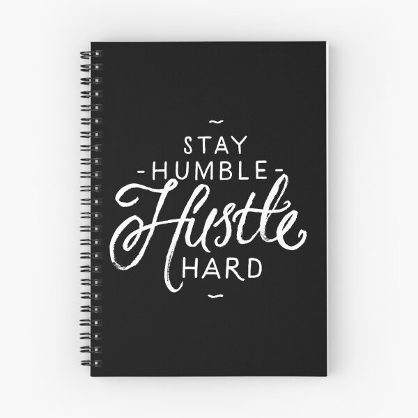 Item preview, Stay humble hustle hard typography text art quote by Word Fandom - wordfandom designed and sold by Kerry Pritchard.
