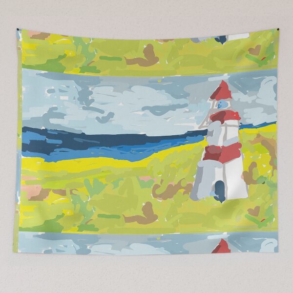 Item preview, Light House by the Northern Sea designed and sold by MilkAnna.