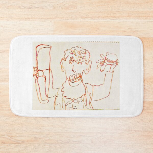 Item preview, The Hamburger Bowman, early 70's drawing designed and sold by Stacey Lazarus.