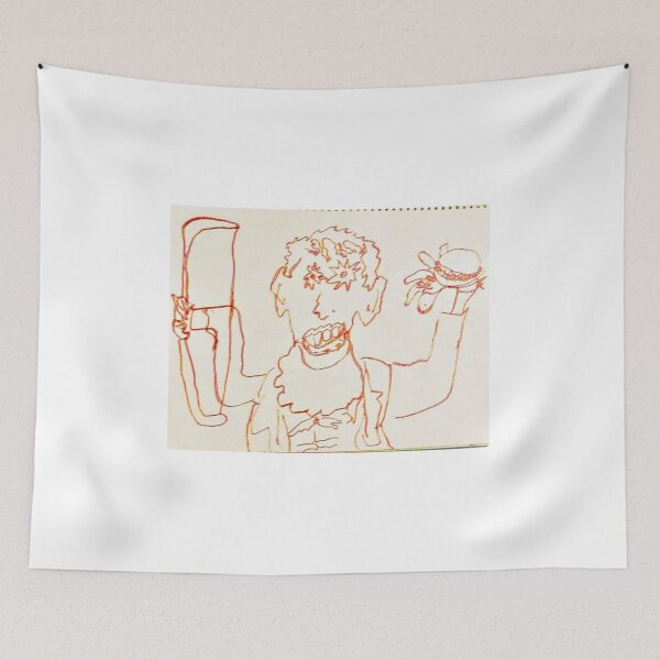 Item preview, The Hamburger Bowman, early 70's drawing designed and sold by Stacey Lazarus.