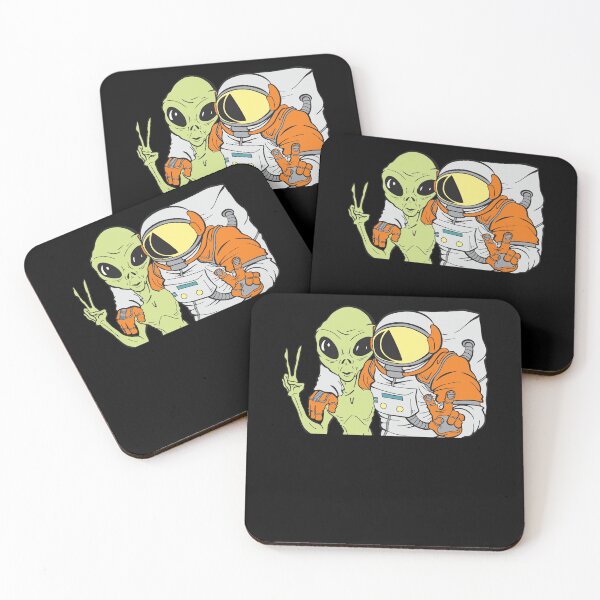 Item preview, Alien Astronaut Selfie designed and sold by TooFlyDesign.
