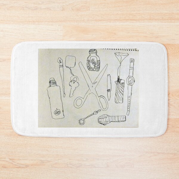 Item preview, things I owned, real objects, early 70's drawing designed and sold by Stacey Lazarus.