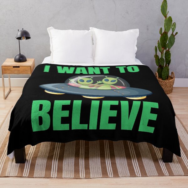 Item preview, I Want To Believe Alien designed and sold by TooFlyDesign.