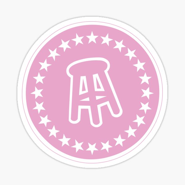 Pink Barstool  Sticker