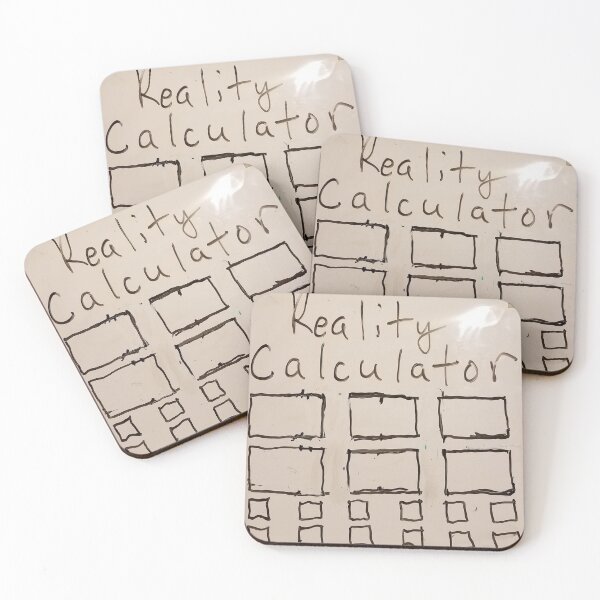 Item preview, Basic Reality calculator lay out  designed and sold by Robert Livingston.