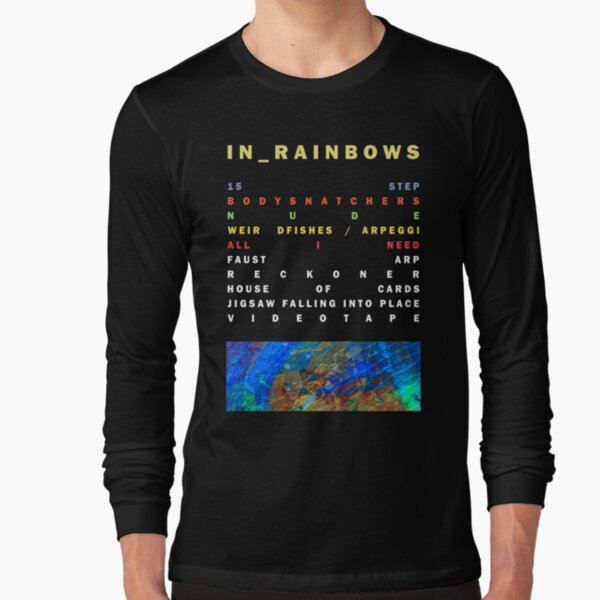 Radiohead - In Rainbows Long Sleeve T-Shirt