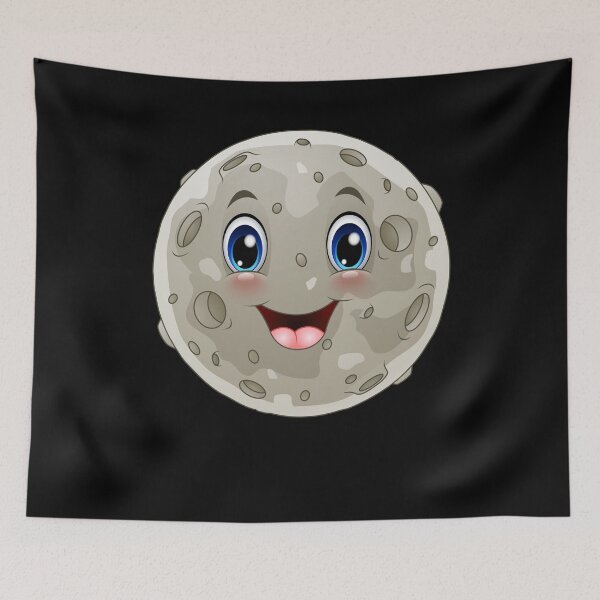 Item preview, Smiling Moon designed and sold by TooFlyDesign.