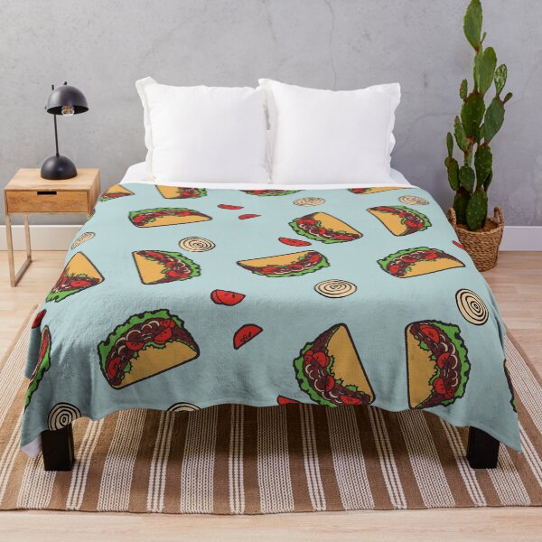 Item preview, Cute Taco Time Pattern designed and sold by NeonSpaceJunk.