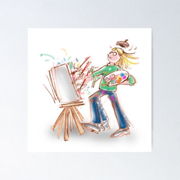 Item preview, Portrait of a Painter designed and sold by Syd Baker.