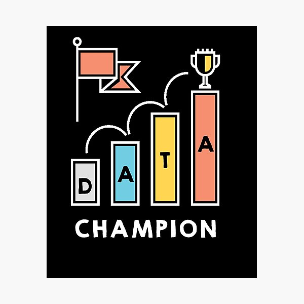 Artikel-Vorschau von Data Champion Entwickler und Informatik T-Shirt, designt und verkauft von tshirtfandom.