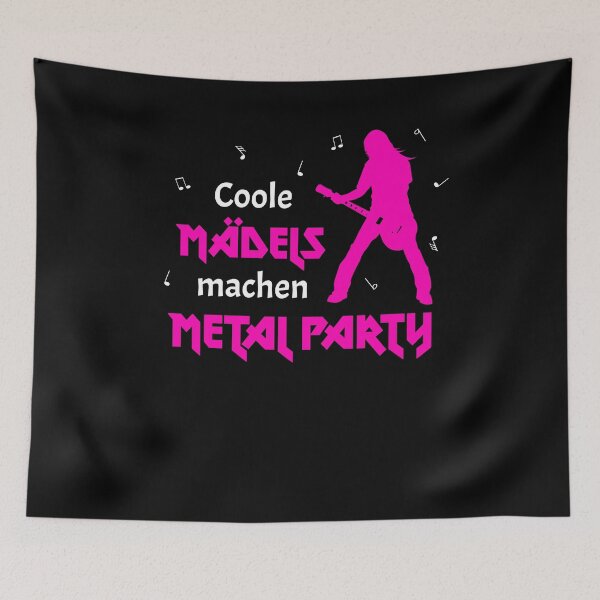 Item preview, Cool girls have a metal party designed and sold by Weilichesmag.