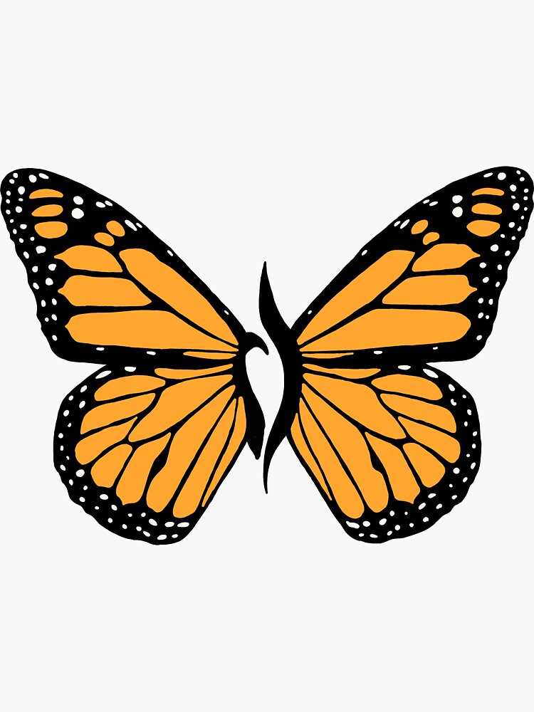 "eating disorder recovery butterfly " Sticker for Sale by hanmichelle