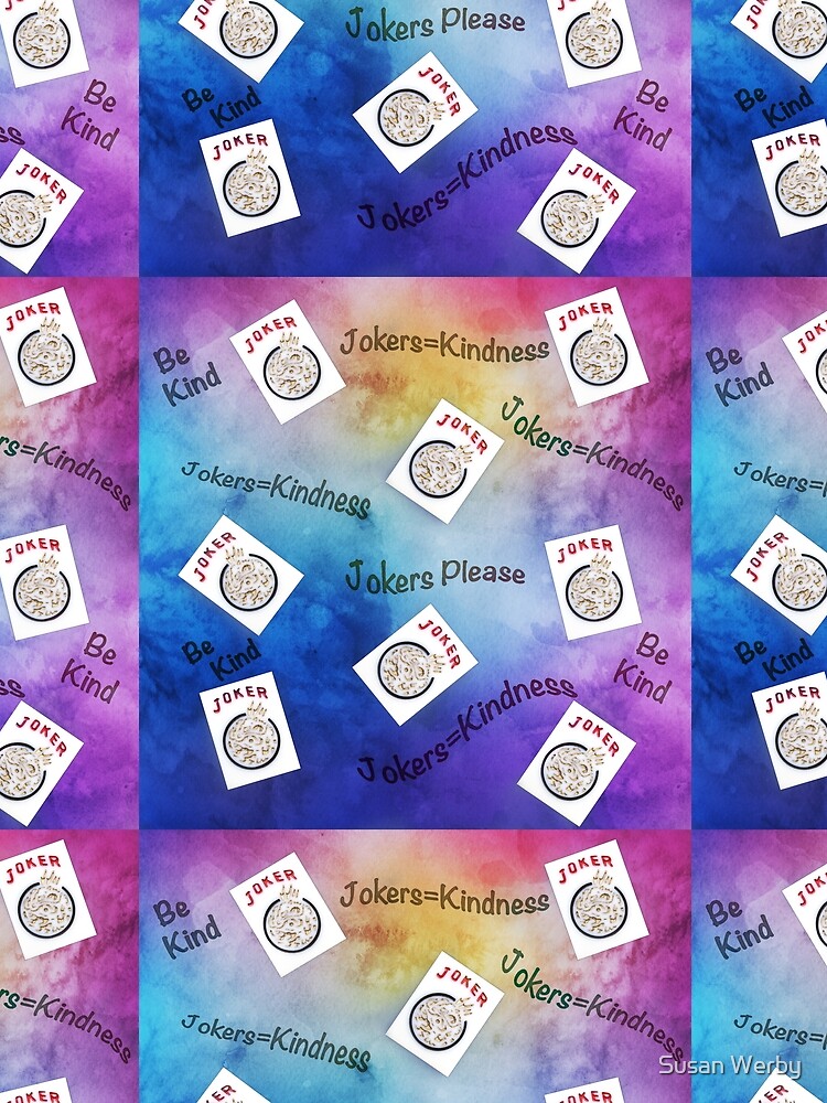 "Jokers " Watercolor Mah Jongg-Version 16 by G7Susan9Werby3