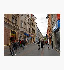 City life in Sarajevo Photographic Print