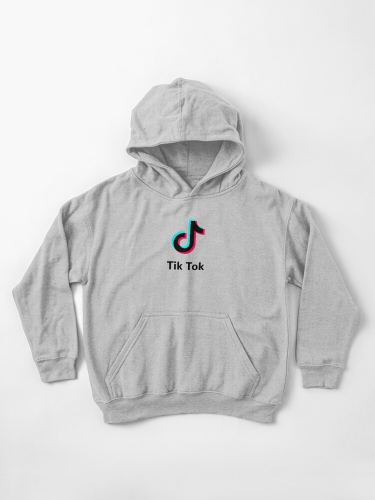 tik tok logo hoodie