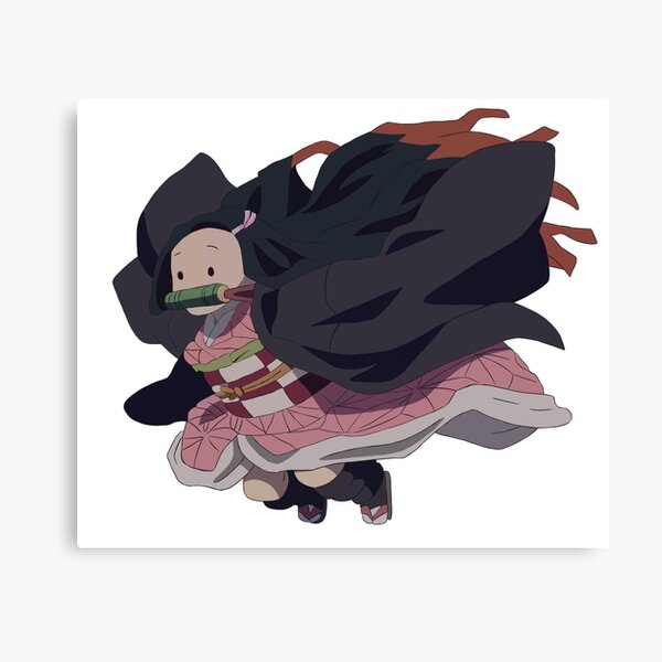 Demon Slayer Nezuko Canvas Print By Notoboring Redbubble