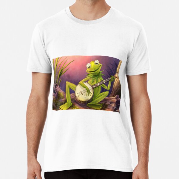 frog: rainbow connection banjo Premium T-Shirt