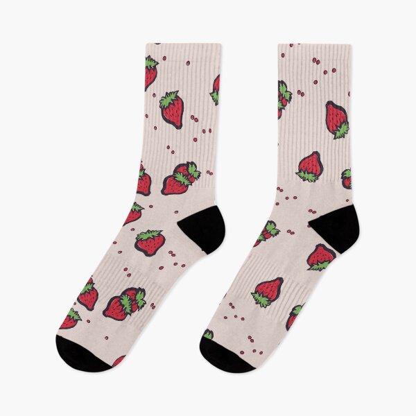 Item preview, Cute Strawberry Pattern designed and sold by NeonSpaceJunk.