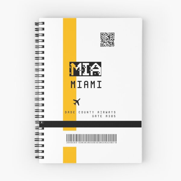 Item preview, Boarding Pass MIA designed and sold by Tom Hillmeyer.