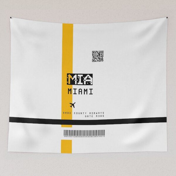 Item preview, Boarding Pass MIA designed and sold by Tom Hillmeyer.