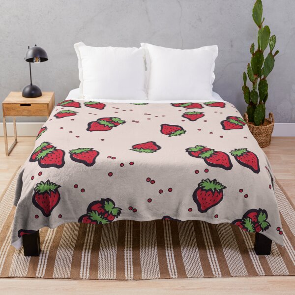 Item preview, Cute Strawberry Pattern designed and sold by NeonSpaceJunk.