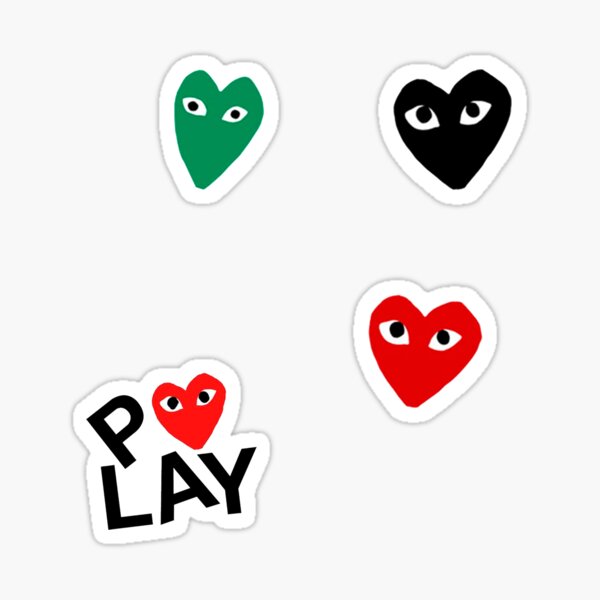 comme des garcons sticker pack