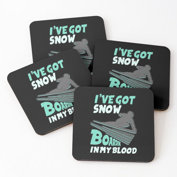 Item preview, Snowboarding in my blood winter sports gift designed and sold by redshirtz.